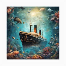 Titanic Canvas Print