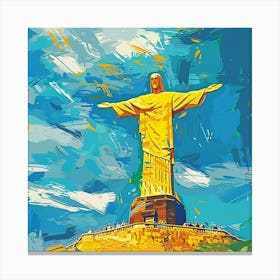 Christ The Redeemer Statue Canvas Print