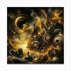 Cyborg City 1 Canvas Print