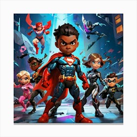 Justice League Canvas Print