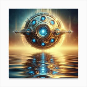 Spaceship 9 Canvas Print