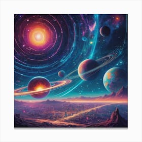 Deep state Canvas Print