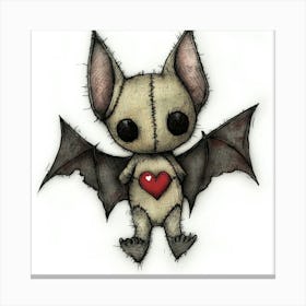 Teddy Bear Bat Stampe su tela