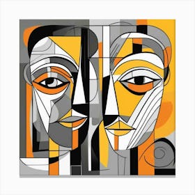 Cubist Painting Canvas Print