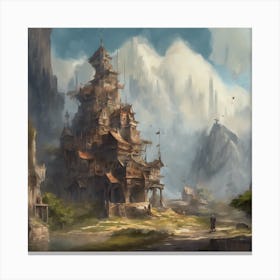 Fantasy Castle 70 Canvas Print