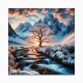 Winter Day Canvas Print