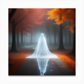 Ghost In The Forest Canvas Print