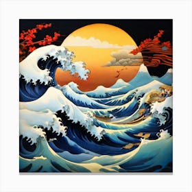 Great Wave Off Kanagawa 2 Canvas Print