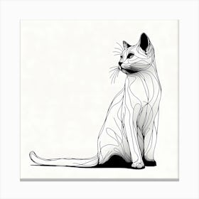 Siamese Cat - 1 Canvas Print