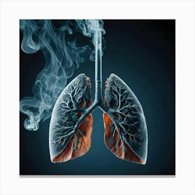 Lungs Stock Videos & Royalty-Free Footage 31 Canvas Print