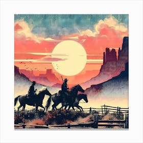 Red Dead Redemption Canvas Print