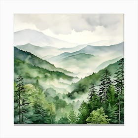 Smoky Mountains Canvas Print