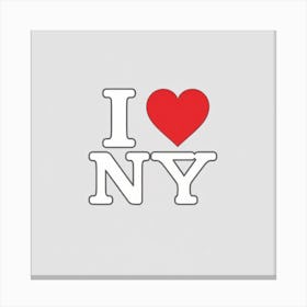 I Love New York 1 Canvas Print