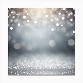 Create A Beautiful Silver Colored Bokeh Background 1911138863 Canvas Print