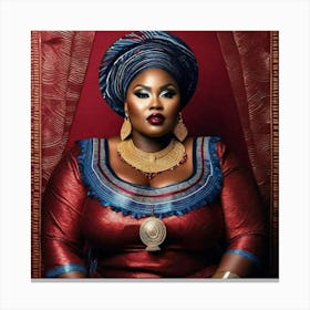 Afro-American Woman 2 Canvas Print