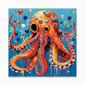 Octopus 11 Canvas Print