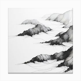 'The Mountains' Canvas Print