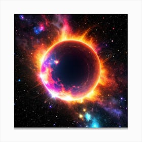 Fire Ring Canvas Print