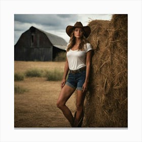 Cowgirl 1 Canvas Print