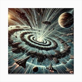 Converted Celestial Displacer Strategic Use Canvas Print