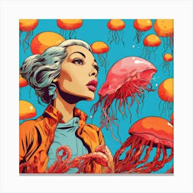 Jellyfish 37 Canvas Print