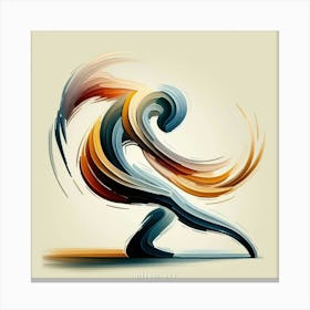 Abstract Dancer 1 Canvas Print