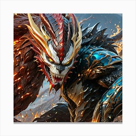 Dragons Of Doomhjk Canvas Print