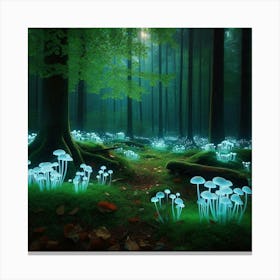 Fungus Forest 2 Canvas Print