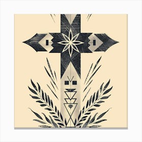 Cross Tattoo Canvas Print