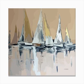 Sailboats Canvas Print