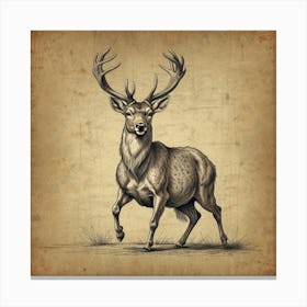 Stag! Canvas Print