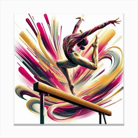 Gymnastics Canvas Print