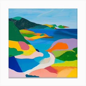 Abstract Travel Collection Virgin Islands Uk 2 Canvas Print