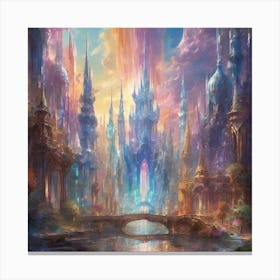 Fantasy City Canvas Print