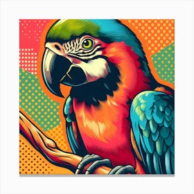 Pop Parrot 4 Canvas Print