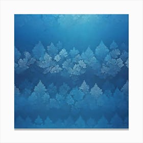 Frosted Trees Canvas Print