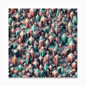 3d City 2 Canvas Print