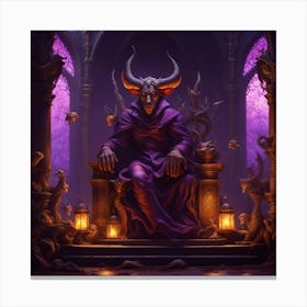 Demon Throne 1 Canvas Print