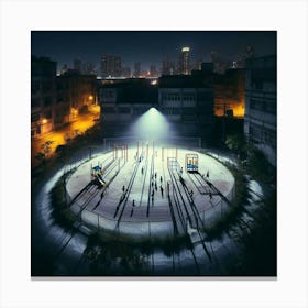 City At Night 5 Canvas Print