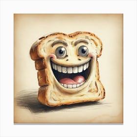 Troll Bread Canvas Print