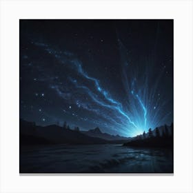 Lightning Bolts In The Sky 1 Canvas Print