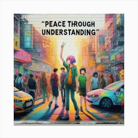 Peace Through Understanding 1 Canvas Print