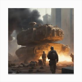 Cyborgs Canvas Print