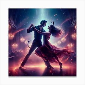 Dance Of The Devil Canvas Print