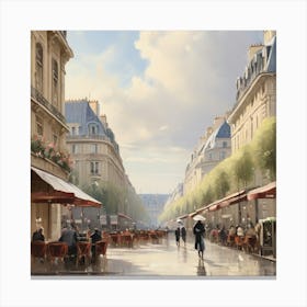 Paris Street 6 Canvas Print