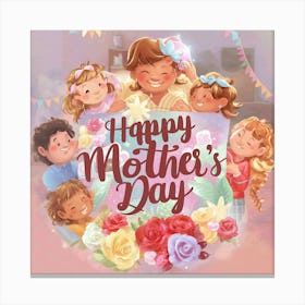 Happy Mother'S Day 3 Canvas Print