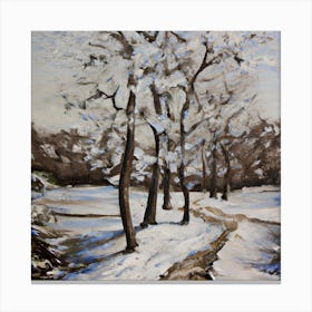 Winter Time Canvas Print