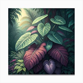 Tropical Jungle 11 Canvas Print