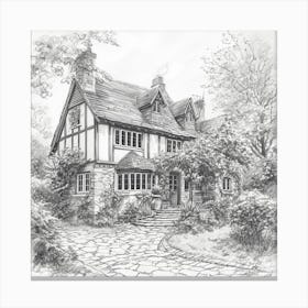 Tudor House 1 Canvas Print