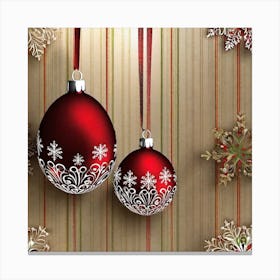 Christmas Ornaments 18 Canvas Print